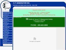 Tablet Screenshot of cpgenerator.com